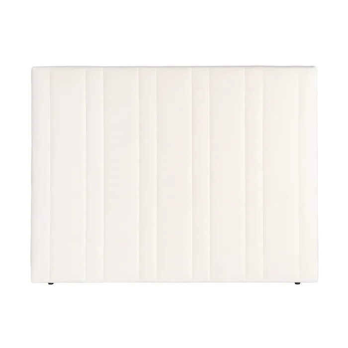 CABECERO CREMA TEJIDO DORMITORIO 160 X 122 CM