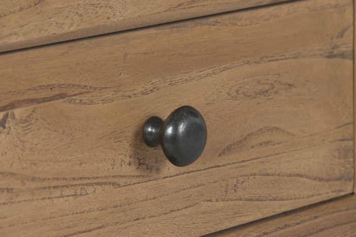 ESTANTERIA MADERA RECICLADA OLMO 120X38X190 - Imagen 4
