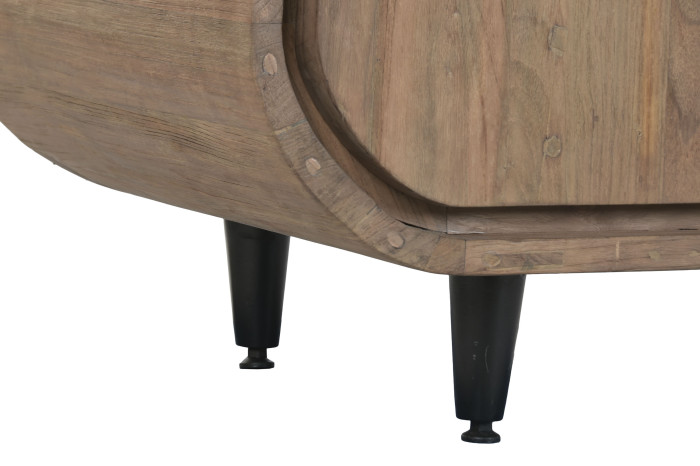 BUFFET TECA RECICLADA 200X45X80 4 PUERTAS NATURAL - Imagen 8