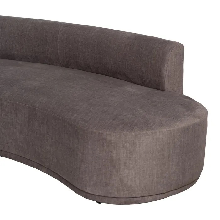 SOFÁ 3 PIEZAS GRIS TEJIDO SALÓN 405 X 112 X 70 CM - Imagen 3