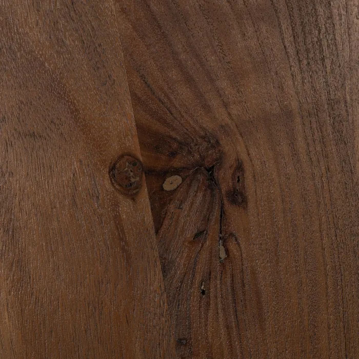 MESA COMEDOR MARRÓN MADERA OSCURA 130 X 130 X 76 CM - Imagen 4