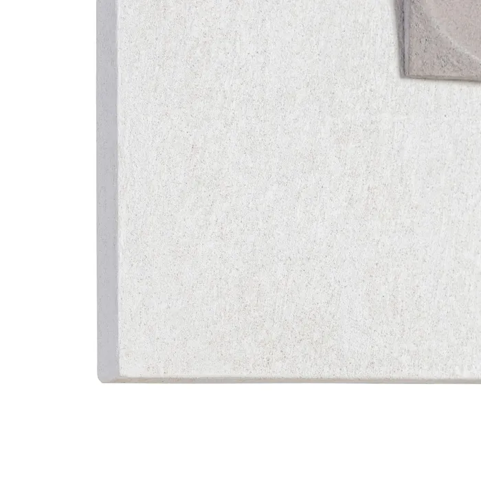 CUADRO BLANCO-GRIS DM DECORACIÓN 80 X 4 X 80 CM - Imagen 2