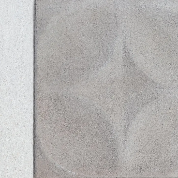 CUADRO BLANCO-GRIS DM DECORACIÓN 80 X 4 X 80 CM - Imagen 3