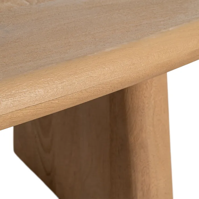 MESA CENTRO NATURAL MADERA DE ACACIA 120 X 60 X 40 CM - Imagen 3