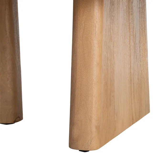 MESA CENTRO NATURAL MADERA DE ACACIA 120 X 60 X 40 CM - Imagen 5
