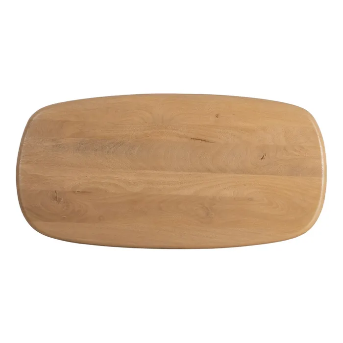 MESA CENTRO NATURAL MADERA DE ACACIA 120 X 60 X 40 CM - Imagen 6