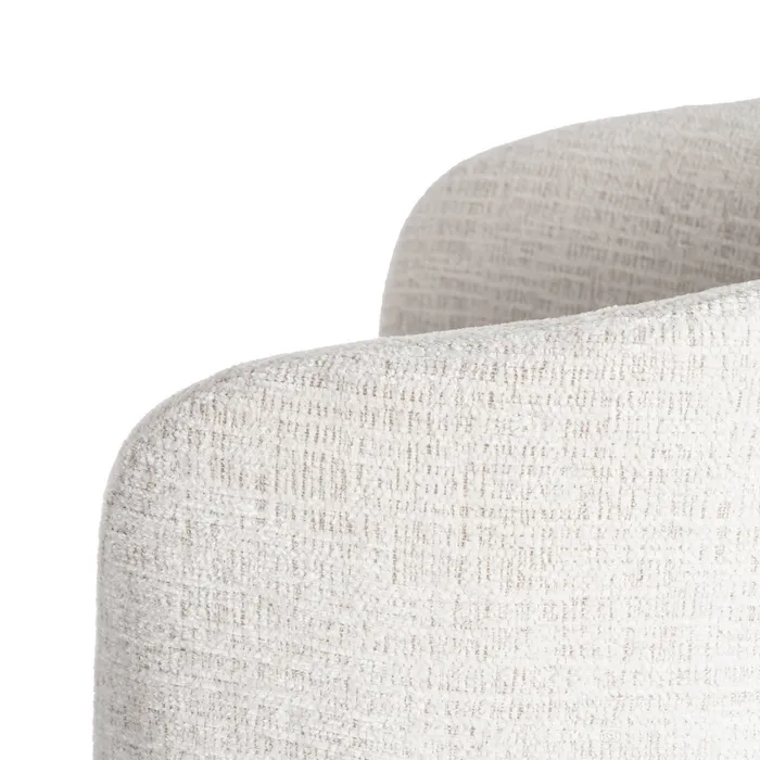 PACK 2 SILLAS CREMA TEJIDO-METAL SALÓN 61 X 56 X 77,50 CM - Imagen 4