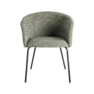 PACK 2 SILLAS SILLA VERDE TEJIDO-METAL SALÓN 61 X 56 X 77,50 CM