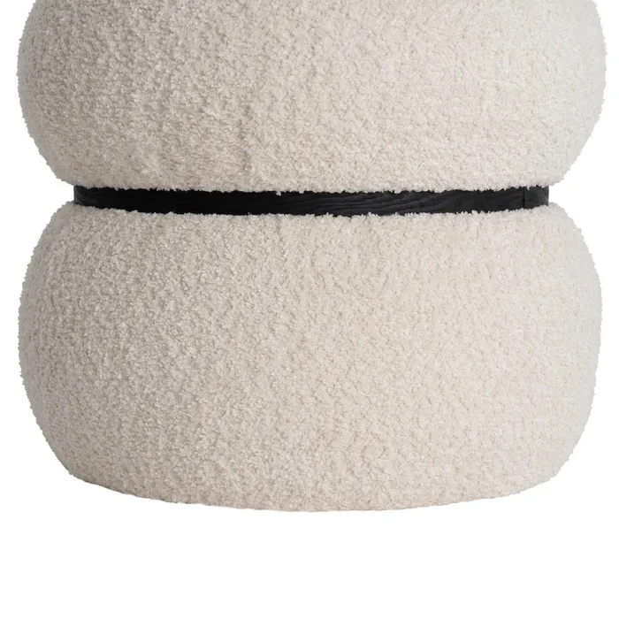 PUF CREMA DM-TEJIDO DECORACIÓN 45 X 45 X 45 CM - Imagen 4