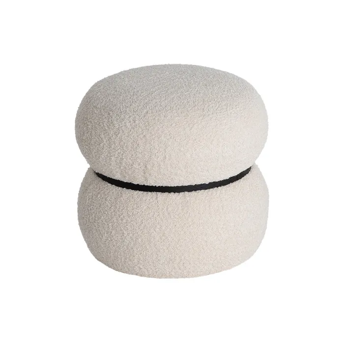 PUF CREMA DM-TEJIDO DECORACIÓN 45 X 45 X 45 CM