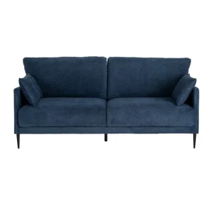 SOFÁ AZUL TEJIDO SALÓN 191 X 80 X 88 CM