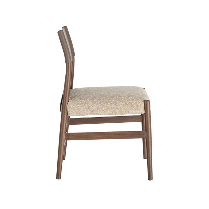 SILLA MARRÓN-TAUPE METAL / TEJIDO 50 X 50 X 81,50 CM - Imagen 7