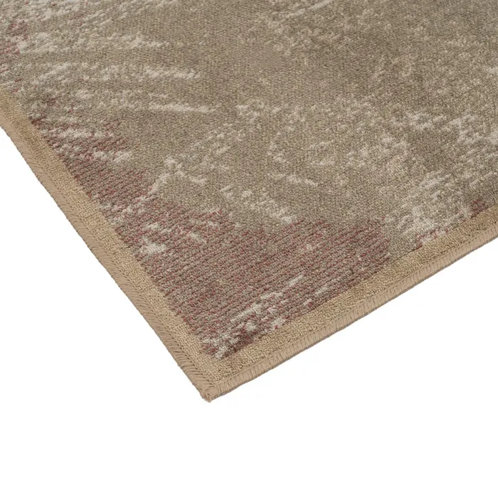 ALFOMBRA GEOMÉTRICO NATURAL-TEJA VISCOSA 160 X 230 CM - Imagen 2