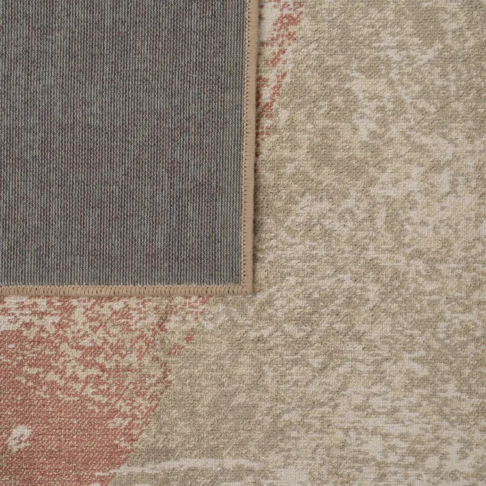 ALFOMBRA GEOMÉTRICO NATURAL-TEJA VISCOSA 160 X 230 CM - Imagen 4