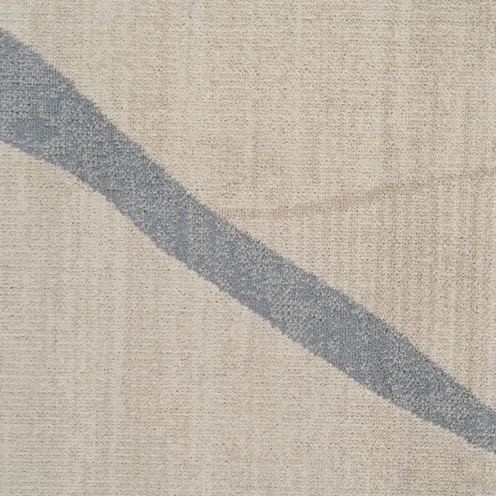 ALFOMBRA ONDAS NATURAL-AZUL VISCOSA 160 X 230 CM - Imagen 5
