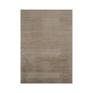 ALFOMBRA GEOMÉTRICO NATURAL VISCOSA 160 X 230 CM
