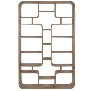 ESTANTERIA TECA RECICLADA 140X30X220 NATURAL