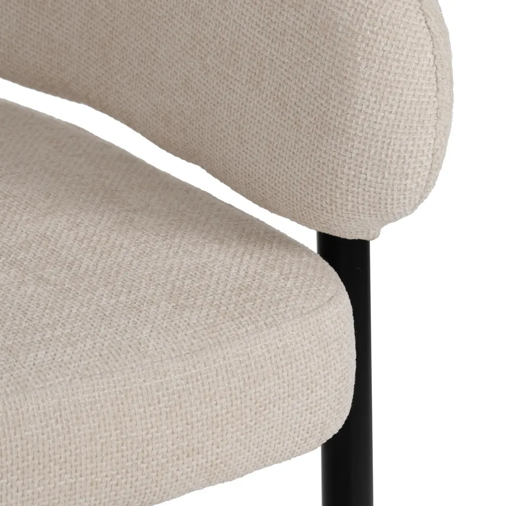 SILLA BLANCO TEJIDO METAL CONTRACT 60 X 57 X 79 CM - Imagen 10