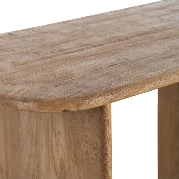 ESCRITORIO NATURAL MADERA DE 110 X 50 X 75 CM - Imagen 4