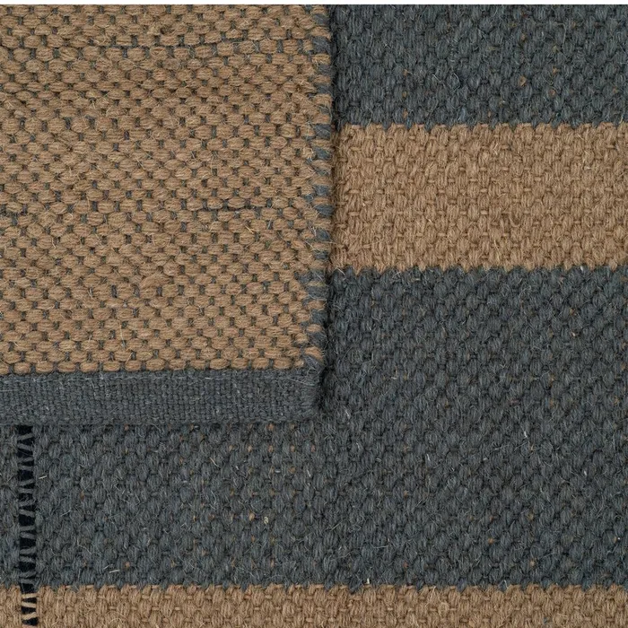 ALFOMBRA RAYAS LANA-ALGODÓN BASILEA 160 X 230 CM - Imagen 3