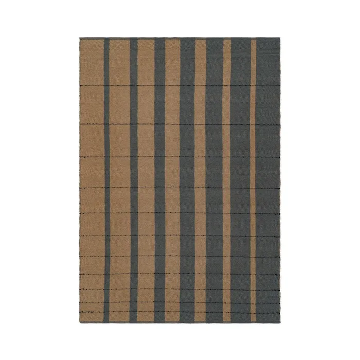 ALFOMBRA RAYAS LANA-ALGODÓN BASILEA 160 X 230 CM