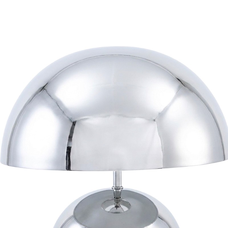 Lámpara De Pie Metal Plateado +67757 C/interruptor De Pie Ø51x155cm 1xe27 Max.25w No In - Imagen 5